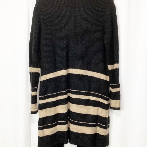 NWT-Sweet Romeo Black & Tan Sweater Duster M - Picture 7 of 7